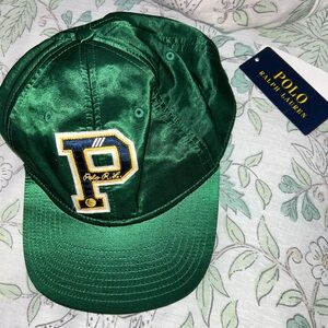 Polo by Ralph Lauren Satin Adjustable one size cap (NWT)